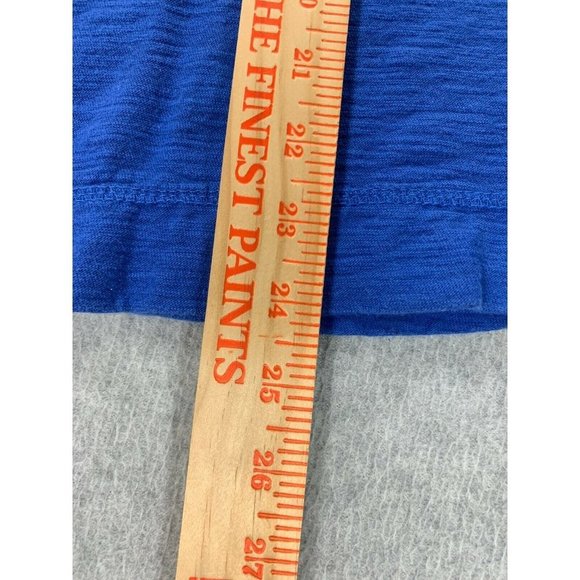 Los Angeles Dodgers Baseball Short Sleeve Henley Shirt (Men's Small) Blue - Picture 9 of 10